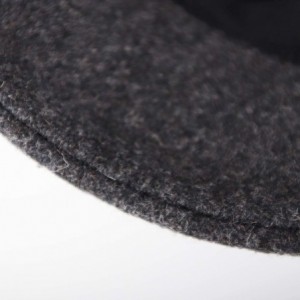 Berets Womens Fall Winter Classic Newsboy Cabbie Beret Hat Soft Warm Wool Octagonal Cap - Grey - C018Q8TMA5O $14.02
