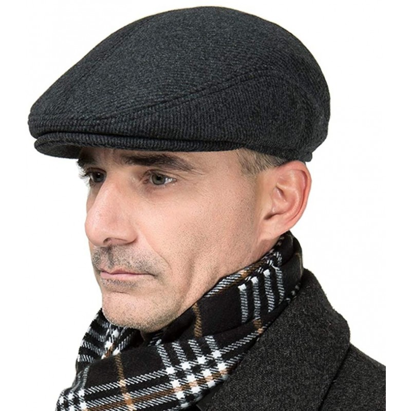 Newsboy Caps Men's Spring Autumn Flat Cap Newsboy Cap Driving hat Beret Cap - Flimsy Style - CT18Q56AYCR $25.38