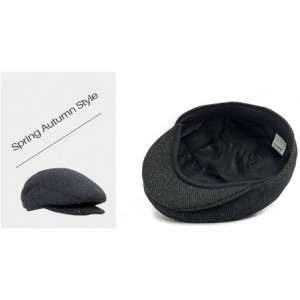 Newsboy Caps Men's Spring Autumn Flat Cap Newsboy Cap Driving hat Beret Cap - Flimsy Style - CT18Q56AYCR $25.38