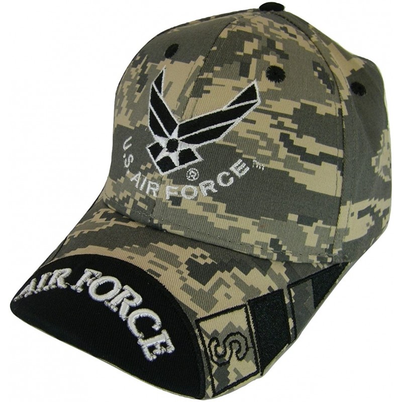 Baseball Caps United States Air Force Officially Licensed Men's Adjustable Baseball Caps - Camo - C818EZA5CWM $12.67