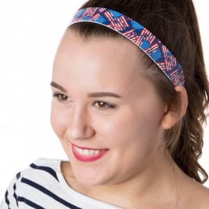 Headbands Women's American Flag 4th of July Adjustable Headband Gift Packs (5pk American Flag Multi Pack) - CE18E0TT50O $25.23