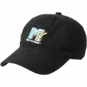 Baseball Caps Men's Core Logo Baseball Cap- Black- One Size - C818HD3Q0AW $26.15