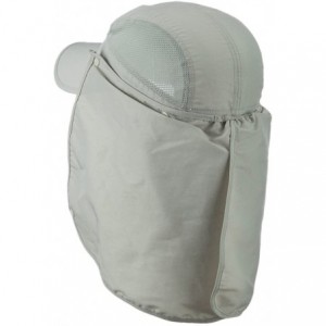 Sun Hats UV 50+ Talson Removable Flap Breathable Cap - Khaki - CB11FITQ1CV $13.76