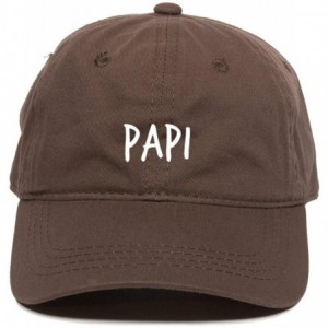 Baseball Caps Papi Daddy Baseball Cap- Embroidered Dad Hat- Unstructured Six Panel- Adjustable Strap (Multiple Colors) - Brow...
