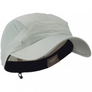Sun Hats UV 50+ Talson Removable Flap Breathable Cap - Khaki - CB11FITQ1CV $23.35