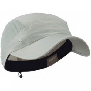 Sun Hats UV 50+ Talson Removable Flap Breathable Cap - Khaki - CB11FITQ1CV $13.76