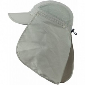 Sun Hats UV 50+ Talson Removable Flap Breathable Cap - Khaki - CB11FITQ1CV $13.76