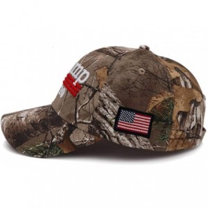 Baseball Caps Donald Trump Hat 2020 Keep America Great KAG MAGA with USA Flag 3D Embroidery Hat - Camo - C21935RWAWH $15.61