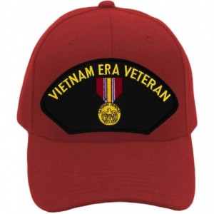 Baseball Caps National Defense Service Medal - Vietnam Era Hat/Ballcap Adjustable One Size Fits Most - Red - C818SOQIZD3 $19.61