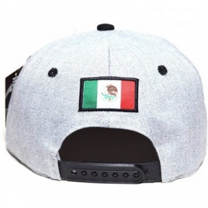 Baseball Caps Mexico City w/Flag Embroidered Silver Snapback Flat Cap Durable Baseball Hat AYO1041 - Durango - CN186Q2347A $1...