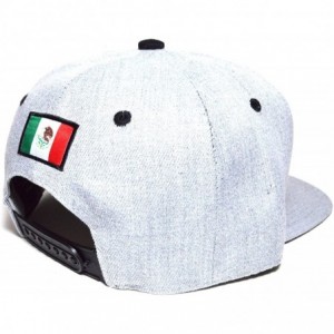 Baseball Caps Mexico City w/Flag Embroidered Silver Snapback Flat Cap Durable Baseball Hat AYO1041 - Durango - CN186Q2347A $1...