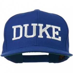 Baseball Caps Halloween Character Duke Embroidered Snapback Cap - Royal - CX11ONYRH1L $32.86