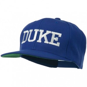 Baseball Caps Halloween Character Duke Embroidered Snapback Cap - Royal - CX11ONYRH1L $32.86