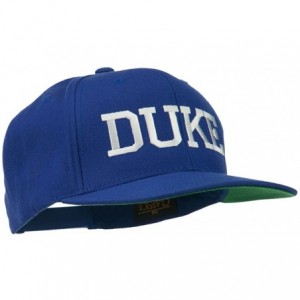 Baseball Caps Halloween Character Duke Embroidered Snapback Cap - Royal - CX11ONYRH1L $32.86