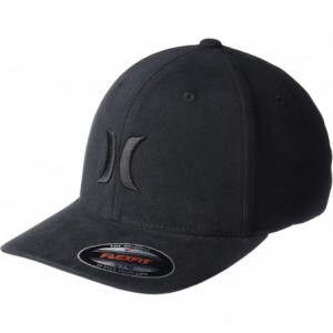 Baseball Caps Men's Black Textures Baseball Cap - Black/(Micro) - CE18W7O8HUQ $27.55