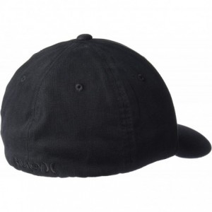 Baseball Caps Men's Black Textures Baseball Cap - Black/(Micro) - CE18W7O8HUQ $27.55