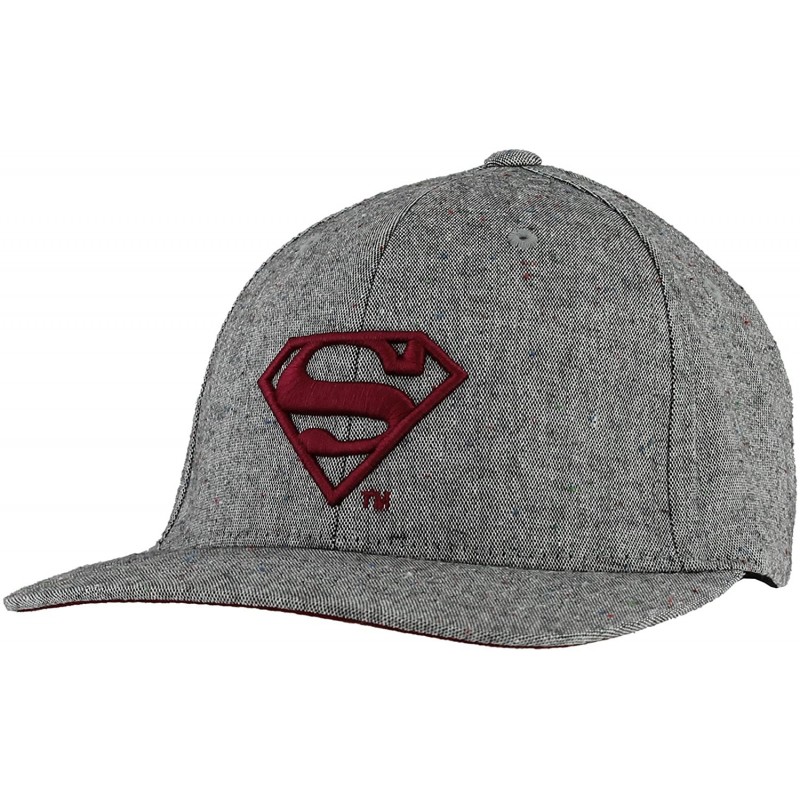 Baseball Caps Superhero Snapback Baseball Cap Hip-hop Flat Bill Hat - Grey - CE180Q9DNE8 $21.81