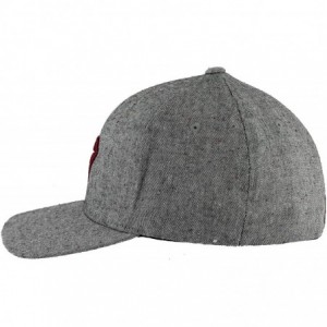 Baseball Caps Superhero Snapback Baseball Cap Hip-hop Flat Bill Hat - Grey - CE180Q9DNE8 $21.81