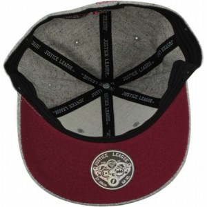 Baseball Caps Superhero Snapback Baseball Cap Hip-hop Flat Bill Hat - Grey - CE180Q9DNE8 $21.81