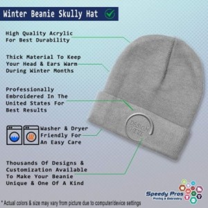 Skullies & Beanies Custom Beanie for Men & Women Honey Bee Embroidery Acrylic Skull Cap Hat - Light Grey - CI18ZS45QWX $13.76