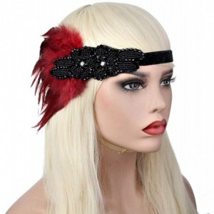 Headbands 1920s Accessories Themed Costume Mardi Gras Party Prop additions to Flapper Dress - C-4 - CJ18N0I4TW8 $13.34