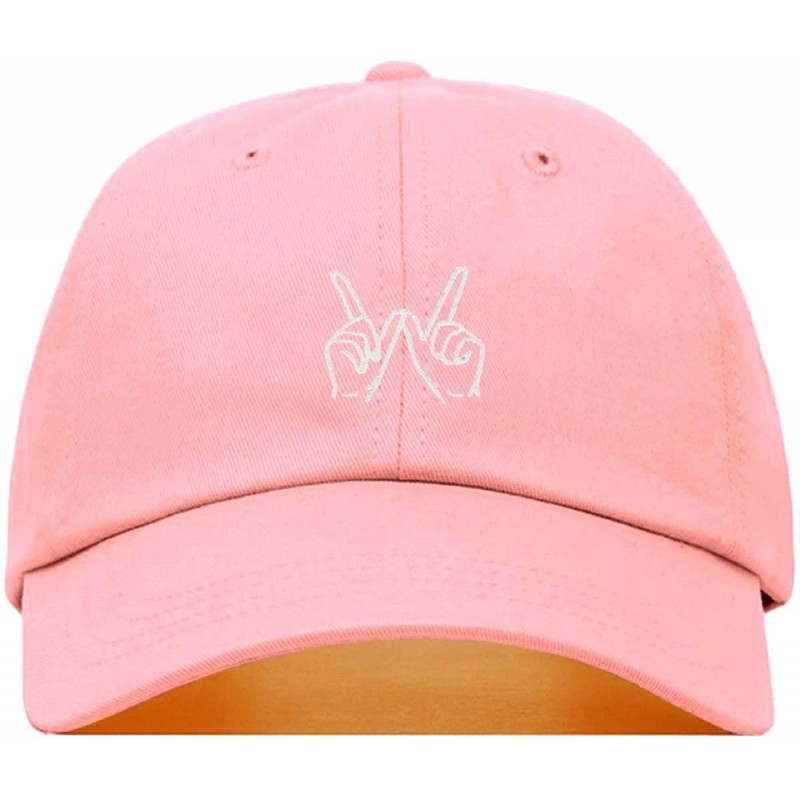 Baseball Caps Whatever Baseball Embroidered Unstructured Adjustable - Light Pink - C4187OZASMZ $15.86