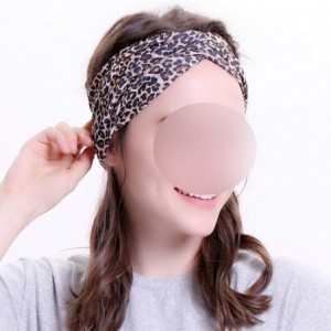 Headbands Leopard Headbands Hairbands Headband Bandanas - Red White - C518XLWY863 $20.17