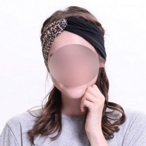 Headbands Leopard Headbands Hairbands Headband Bandanas - Red White - C518XLWY863 $20.17