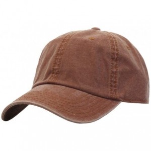 Baseball Caps Vintage Washed Cotton Twill Adjustable Dad Hat Baseball Cap - 44 - C612KP99GX9 $13.18