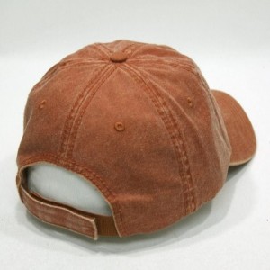 Baseball Caps Vintage Washed Cotton Twill Adjustable Dad Hat Baseball Cap - 44 - C612KP99GX9 $13.18