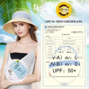 Sun Hats Womens UPF 50 Summer Straw Beach Sun Hat Wide Brim Fashion Fedora Packable & Adjustable - C3198UDX8NG $25.05