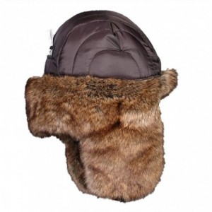 Skullies & Beanies Unisex Russian Warm Fur Ski Winter Hunting Trapper Bomber Hat - Brown Camouflage - C318LT7UKE2 $23.92