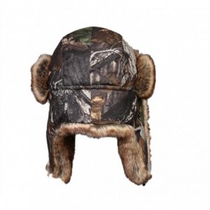 Skullies & Beanies Unisex Russian Warm Fur Ski Winter Hunting Trapper Bomber Hat - Brown Camouflage - C318LT7UKE2 $23.92