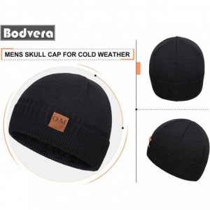 Skullies & Beanies Winter Beanie Fleece Toboggan - A1-black - CD18Y0S6Z5L $12.92