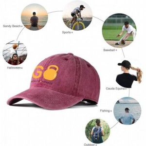 Baseball Caps Vintage Baseball Cap- Washed Dad Hat- Chinese Drago Printing- Adjustable Cap for Men Women - Cute Dog - C91987R...