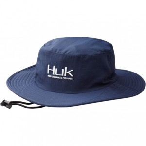 Sun Hats Mens Boonie Hat - Wide Brim Fishing Hat with UPF 30+ Sun Protection - Navy - CK18W5N44RK $61.93