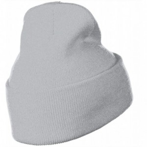 Skullies & Beanies Deplorable American Flag Men Women Knit Hats Stretchy & Soft Ski Cap Beanie - Gray - CP18LKT3KHZ $12.16