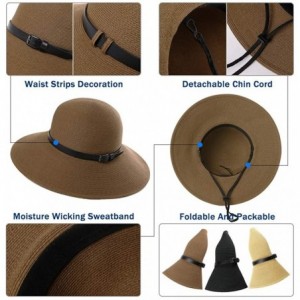 Sun Hats Womens Packable Fedoras 55 57cm - CQ18SOLLHNT $19.55