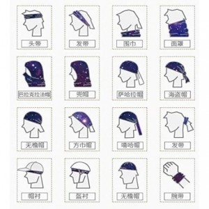 Balaclavas Fashion Face Bandanas Sports & Casual Headwear Seamless Neck Gaiter- Headwrap- Balaclava- Helmet Liner - Smiling -...