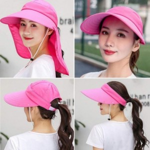 Sun Hats Outdoor UPF 50+ UV Sun Protection Waterproof Breathable Face Neck Flap Cover Folding Sun Hat for Men/Women - CW196MK...