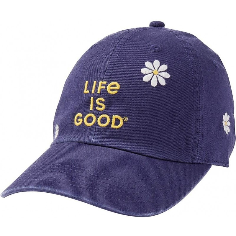 Baseball Caps Chill Cap Baseball Hat Collection - Daisy Darkest Blue - C518N7SXXNM $22.50