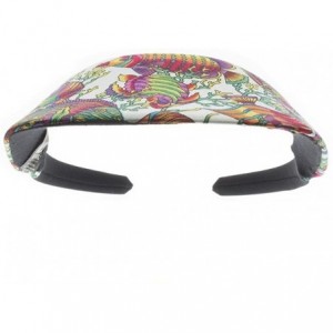 Visors Original Size Print Sport Sun Visor - Tropical Fish White - C112E3BF6Q1 $14.19