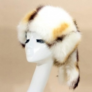 Cold Weather Headbands Womens Winter Hat Faux Fur Headband Cap Headgear Earwarmer Earmuff Snow Hat - D-white - C418LZ8MS8N $1...