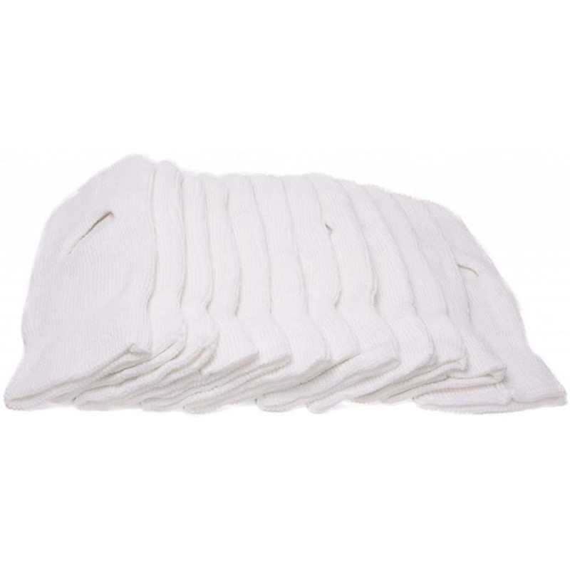 Skullies & Beanies One-Hole Ski Mask - 12 Pack - White - CK11Q2T9CSB $36.06