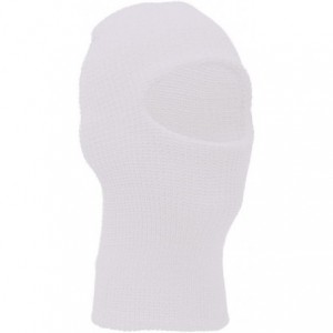 Skullies & Beanies One-Hole Ski Mask - 12 Pack - White - CK11Q2T9CSB $36.06