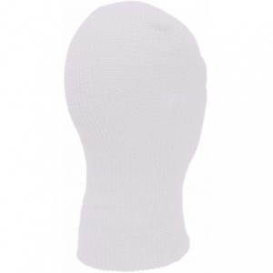 Skullies & Beanies One-Hole Ski Mask - 12 Pack - White - CK11Q2T9CSB $36.06