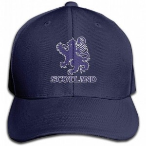 Baseball Caps Hengteng Design Hat Scotland Scottish Royal Lion Coat of Arms King of Scots Adult Funny Baseball Hat - Navy - C...