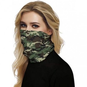 Balaclavas 2 Pcs Face Bandanas Mens Womens Headband Shield Scarf Neck Gaiters - Color S - C2198NU7306 $12.92