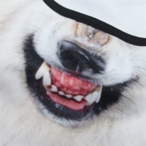 Balaclavas 3D Animal Neck Gaiter Warmer Windproof Full Face Mask Scarf for Ski Halloween Costume - 0wolf - CW18I4UW7DE $21.23