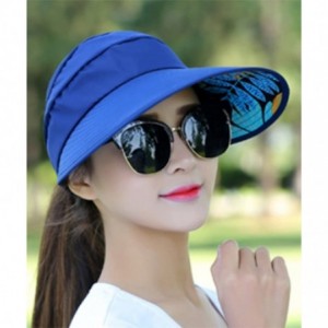 Sun Hats Sun Hats Wide Brim Anti-UV Visor Hats Sunscreen Beach Cap - 2 - CQ1847NOA94 $10.85